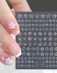 Flowers 3D Nail Sticker TH-1035