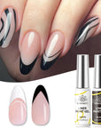 2pcs Black & White Liner Paint Gel 8ml