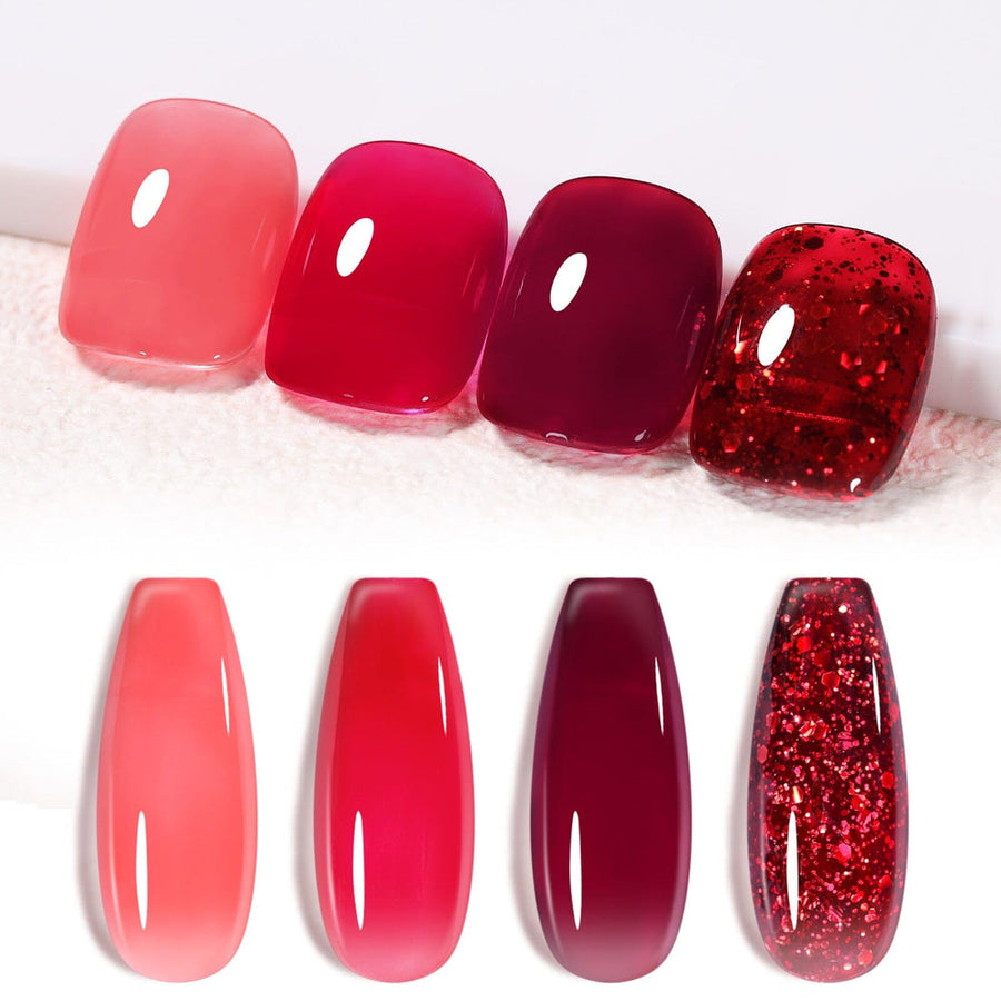 4 Colors Ruby Regalia Milky Jelly Gel 7ml