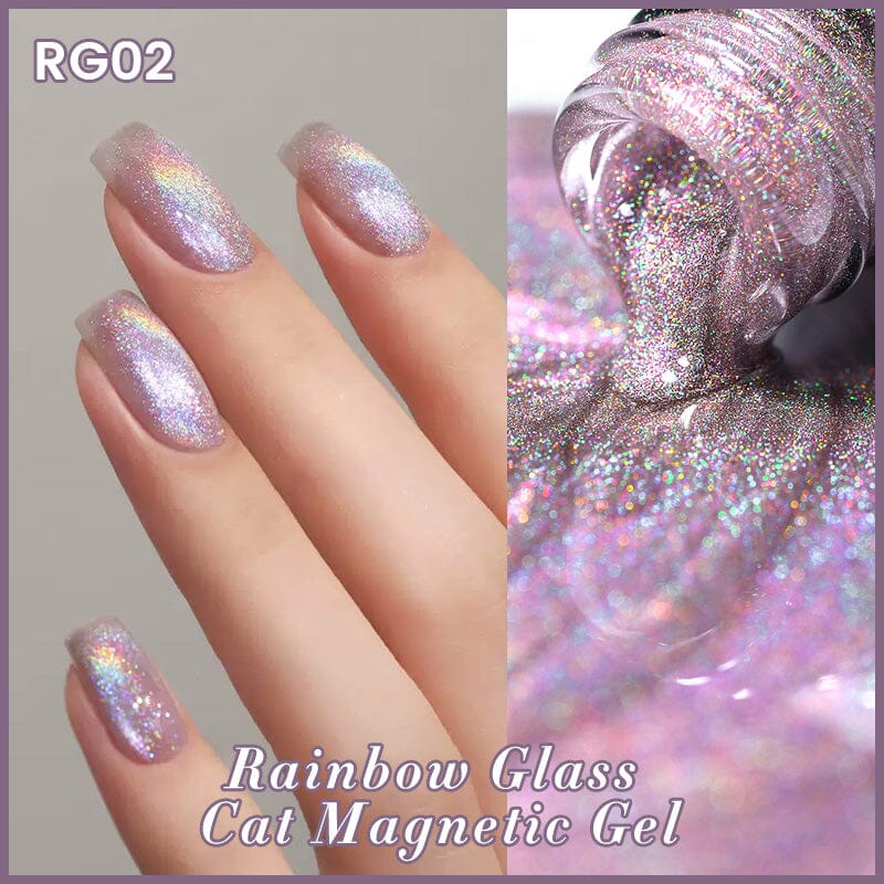 Rainbow Glass Cat Magnetic Gel Polish 10ml