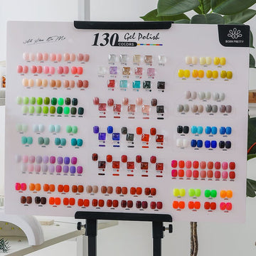 Color Chart Card for 130 Colors Gel Polish