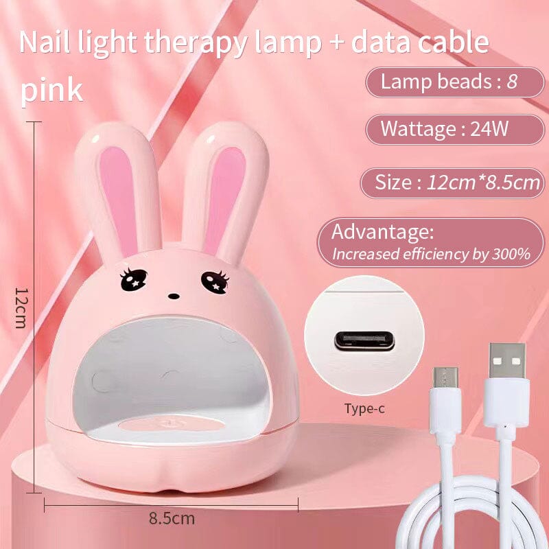 24W UV LED Nail Lamp USB Rechargeable