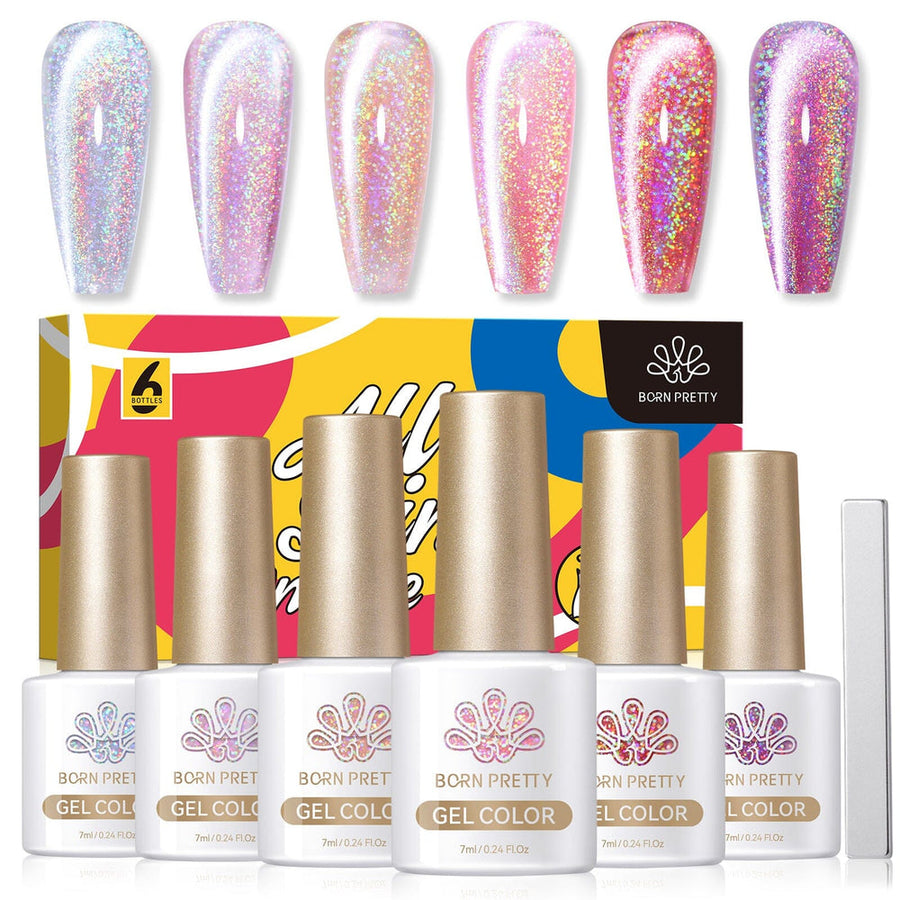 6 Colors Cat Magnetic Gel Polish Set 7ml