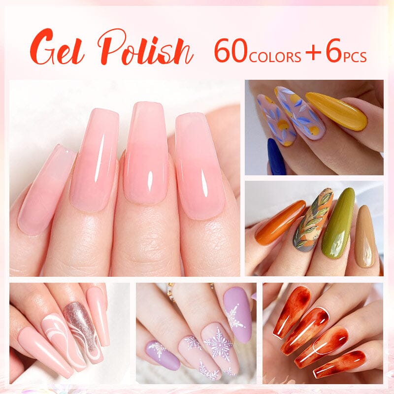 66pcs Color Gel Polish Set 01 15ml