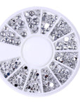 3D Nail Rhinestones in Wheel