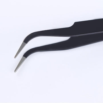 Black Curved Nail Tweezers