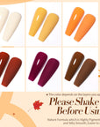 6 Colors Elk Maple Gel Polish Set 10ml