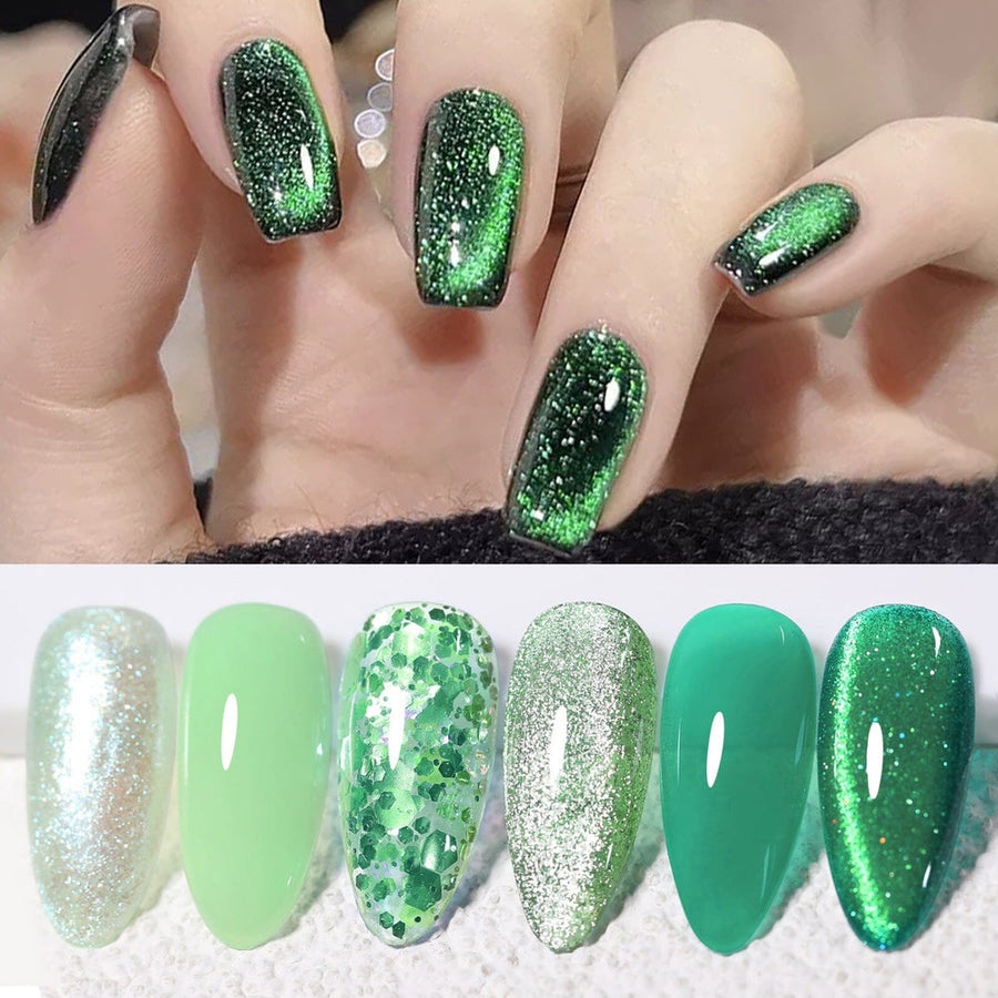 6 Colors Gel Polish Fireflies Forest Mixed Set 7ml