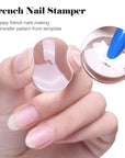 Transparent Nail Stamper Scraper