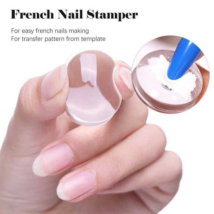 Transparent Nail Stamper Scraper