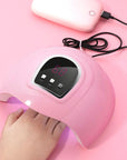 36W Pink UV LED Nail Lamp