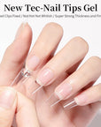 Clear Nail Tips Gel 15g