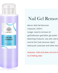 500ml Nail Cleaner Gel Remover Brush Cleaner