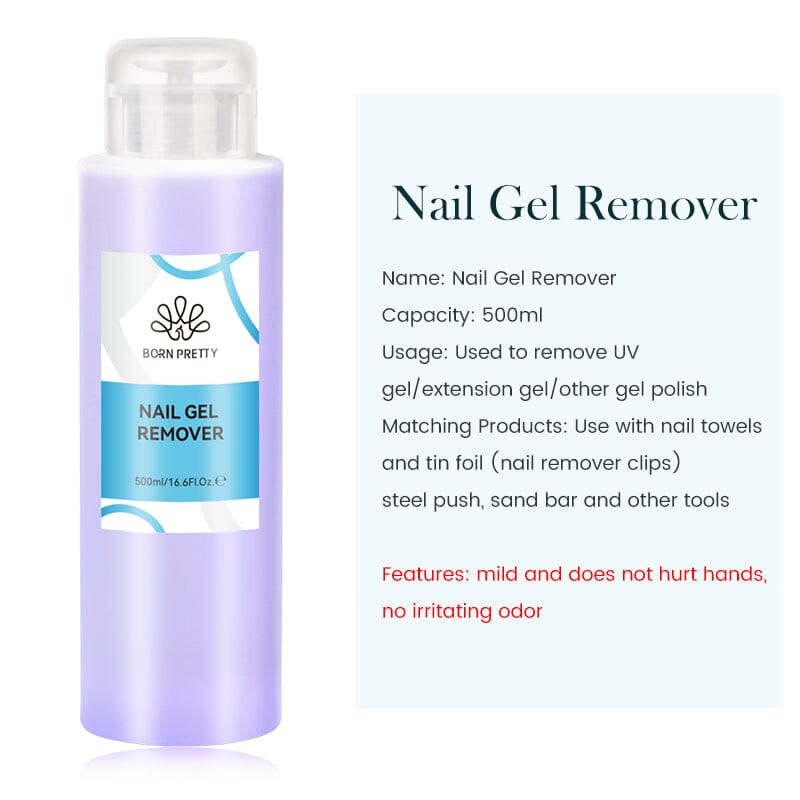 500ml Nail Cleaner Gel Remover Brush Cleaner