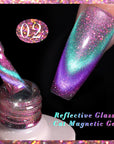 Reflective Glass Cat Magnetic Gel Polish 10ml