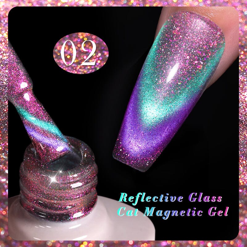 Reflective Glass Cat Magnetic Gel Polish 10ml