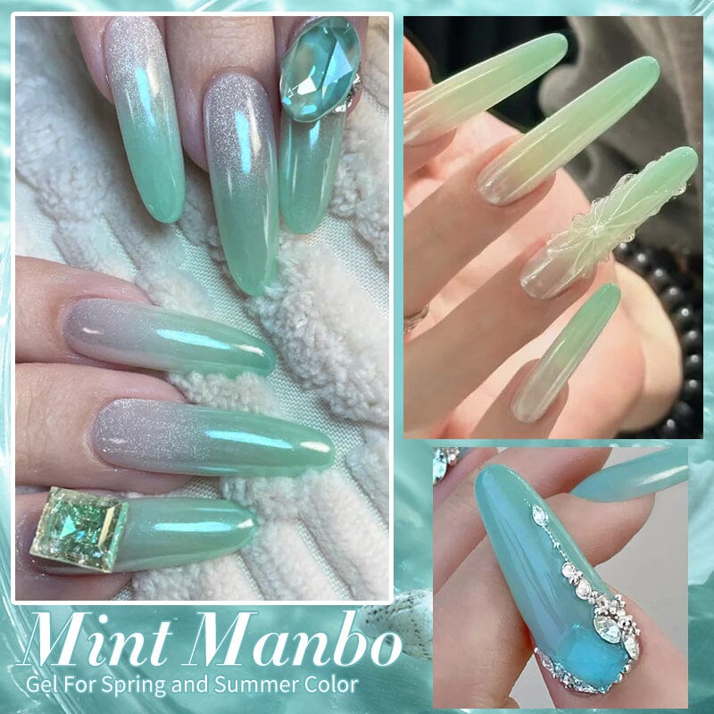 6 Colors Mint Manbo Gel Polish Set 10ml