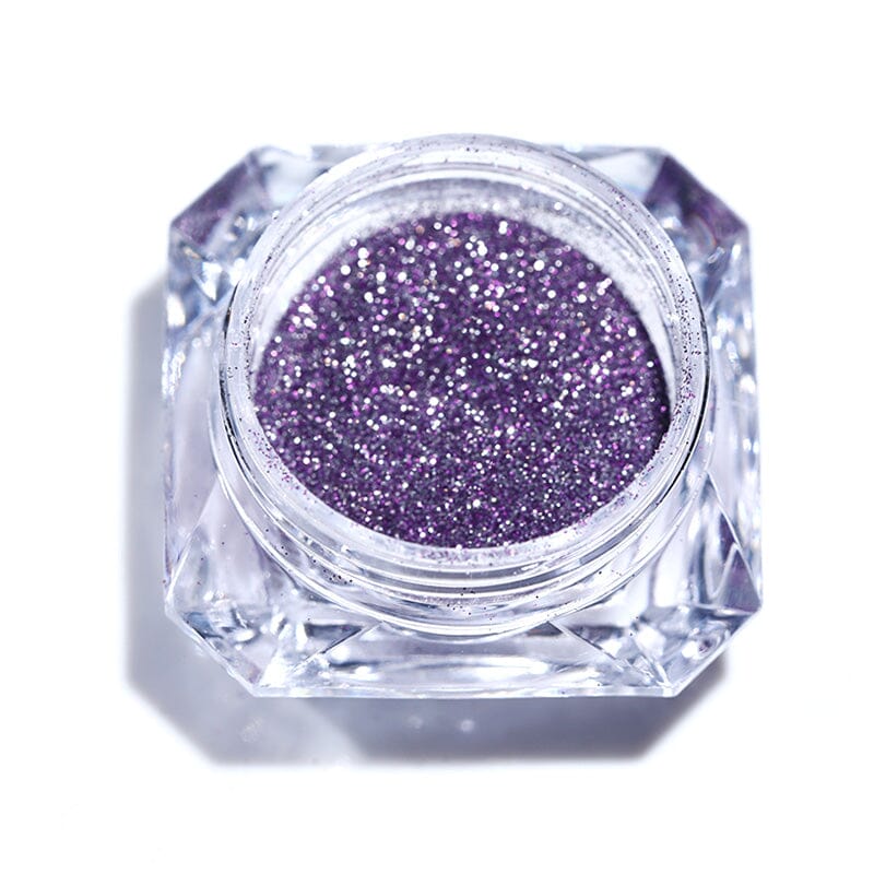 Reflective Glitter Nail Powder Violet Laser Shining #06