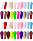 24 Colors Hema-Free Color Gel Polish Set 15ml