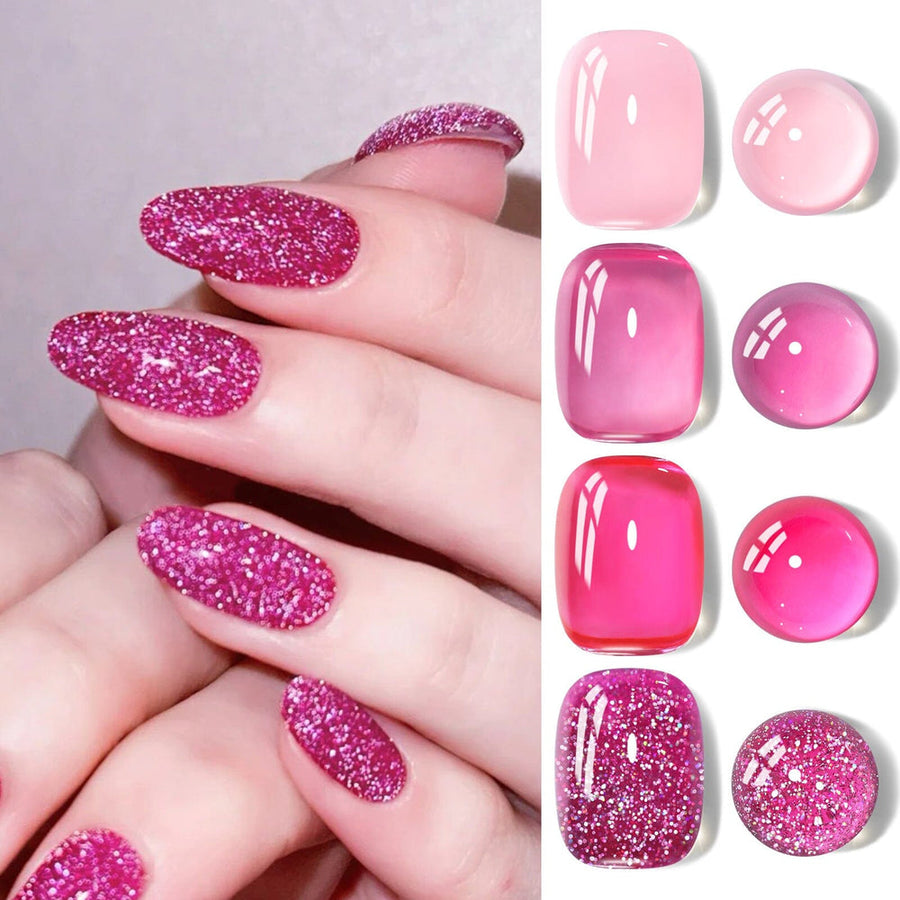 4 Colors Rosy Blush Jelly Gel 7ml