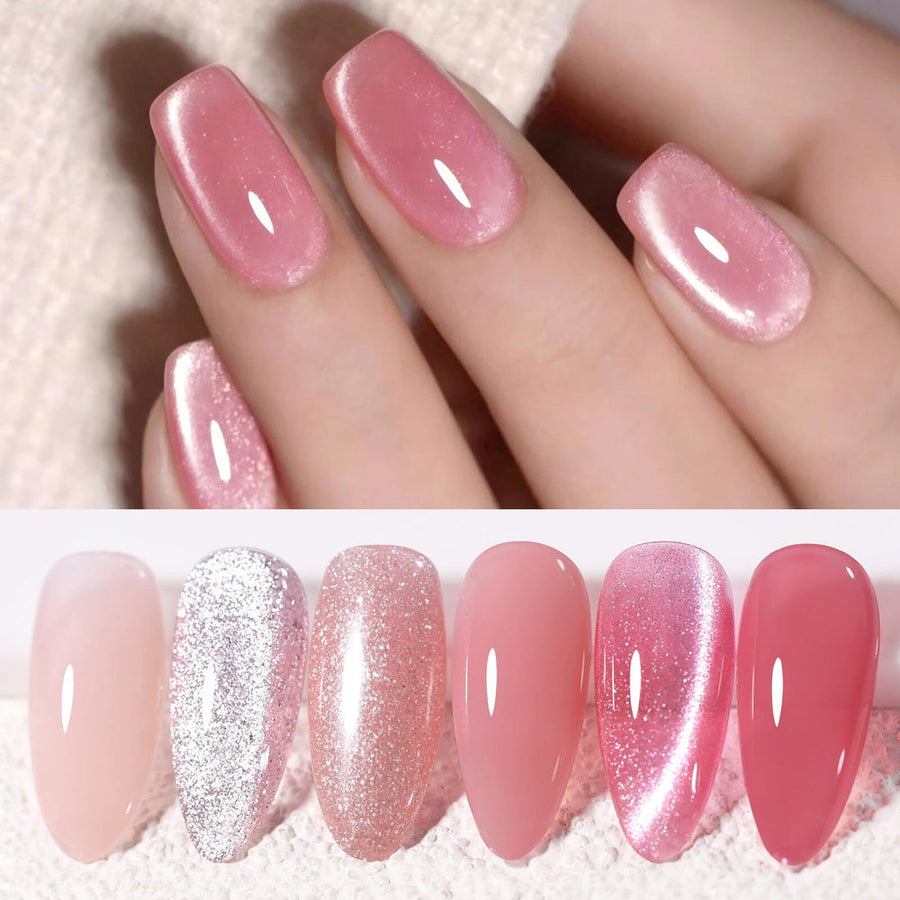 6 Colors Gel Polish Fantasy Rose Mixed Set 7ml