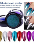 15 Colors Mirror Nail Powder Set