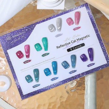 Color Chart Card for Reflective Cat Magnetic Gel