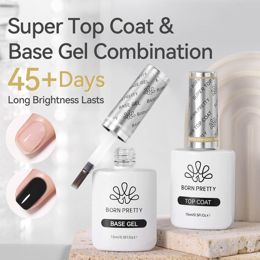 15ml Base Gel & Super Top Coat Set