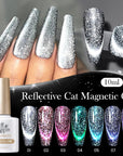 8 Colors Reflective Cat Magnetic Gel 10ml