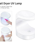 16W White Mini Nail Dryer UV/LED Lamp