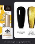 Gold Snowlight Cat Magnetic Gel 10ml