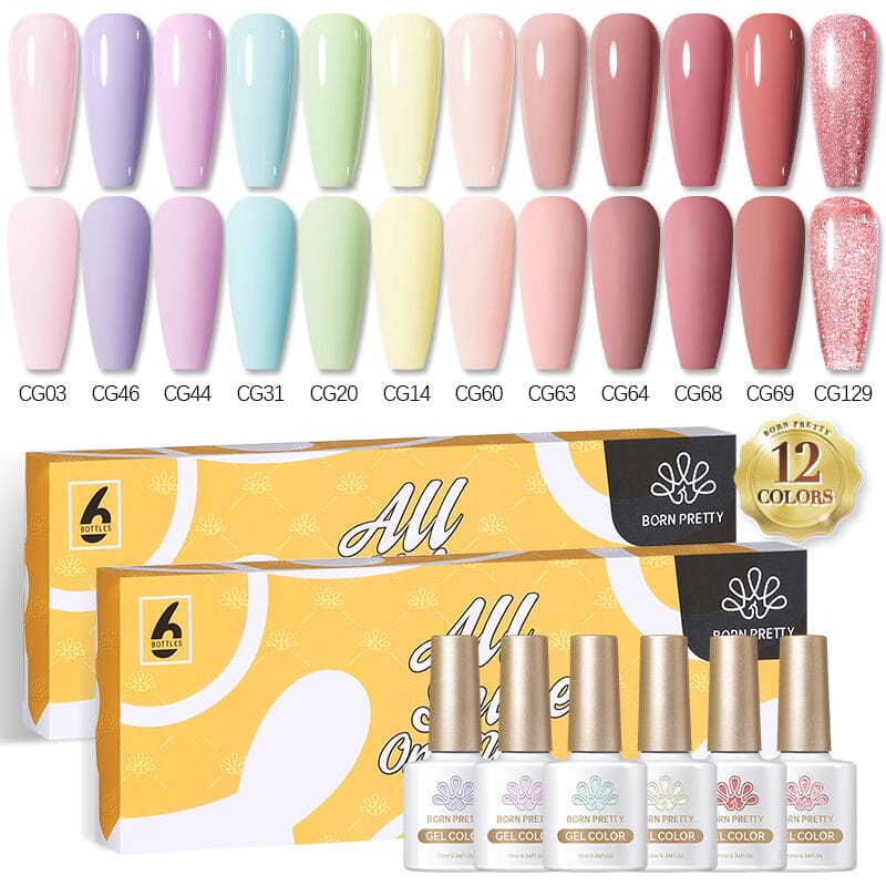 12 Colors Spring Summer Gel Polish Set