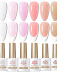 6 Colors Prime Basic Milky Jelly Gel 7ml