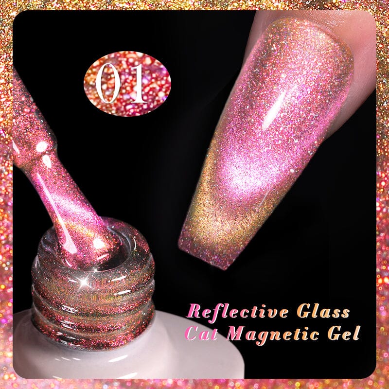 Reflective Glass Cat Magnetic Gel Polish 10ml