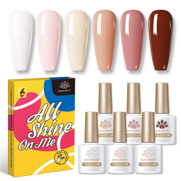 6 Colors Bit Nude Gel Polish Set 10ml