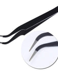 Black Curved Nail Tweezers