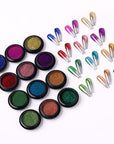 15 Colors Mirror Nail Powder Set