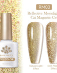 Reflective Moonlight Cat Magnetic Gel 10ml