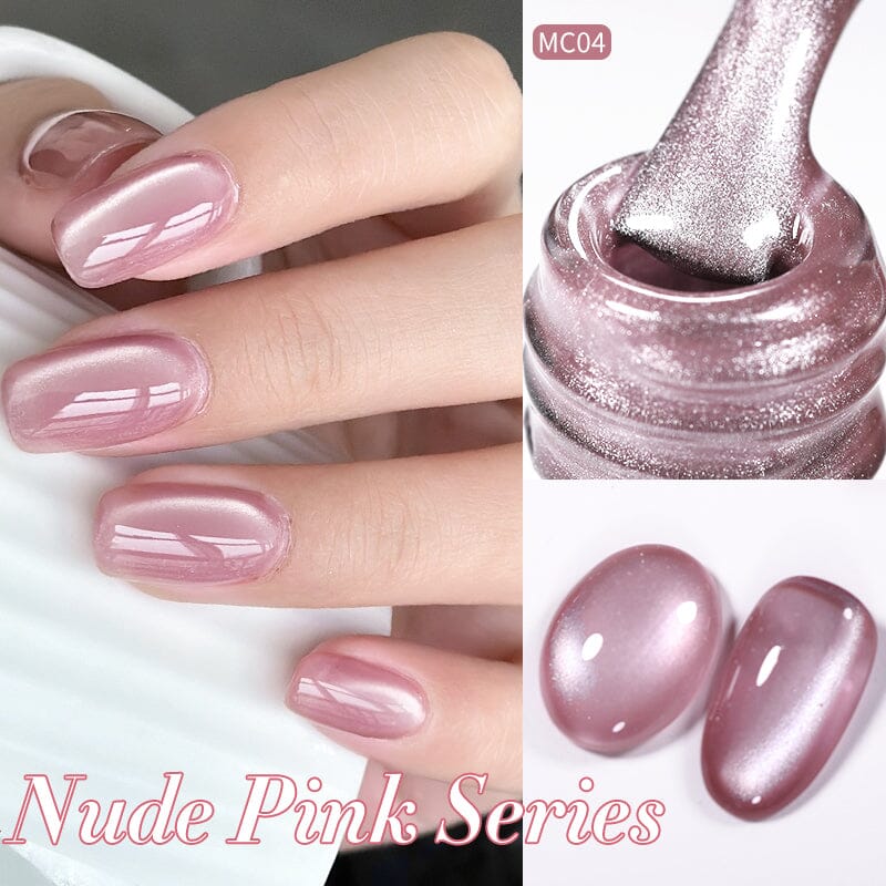 6 Colors Nude Pink Gel Polish Set 10ml