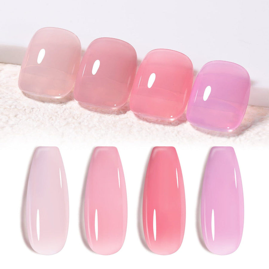 4 Colors Muted Bloom Milky Jelly Gel 7ml