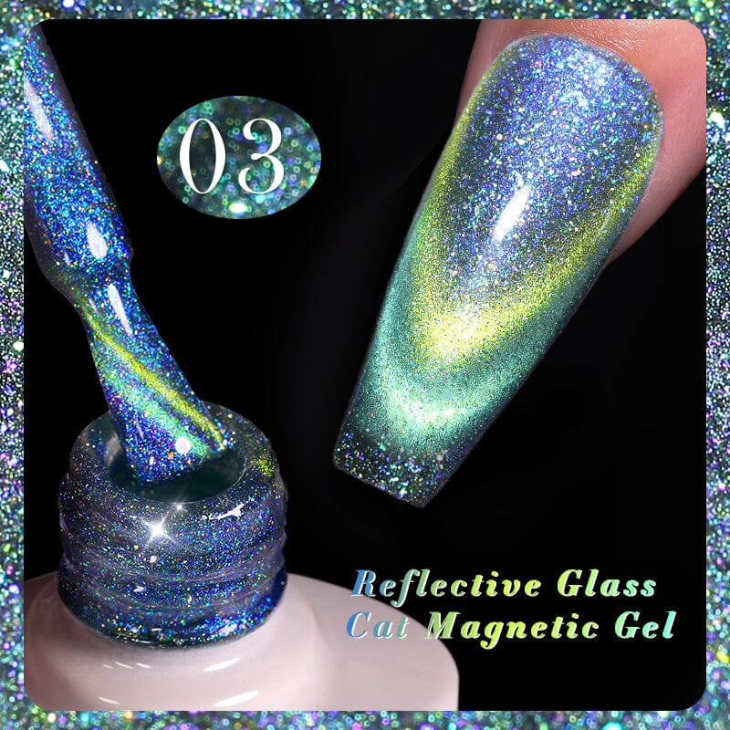 Reflective Glass Cat Magnetic Gel Polish 10ml