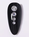 3D Nail Rhinestones in Wheel