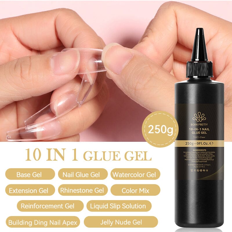 Clear 10 in 1 Nail Gel 250g