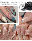 Clear Solid Nail Tips Gel 5ml