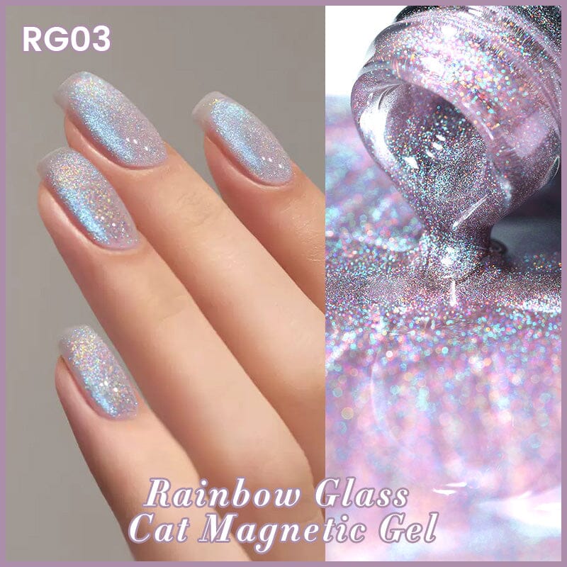 Rainbow Glass Cat Magnetic Gel Polish 10ml