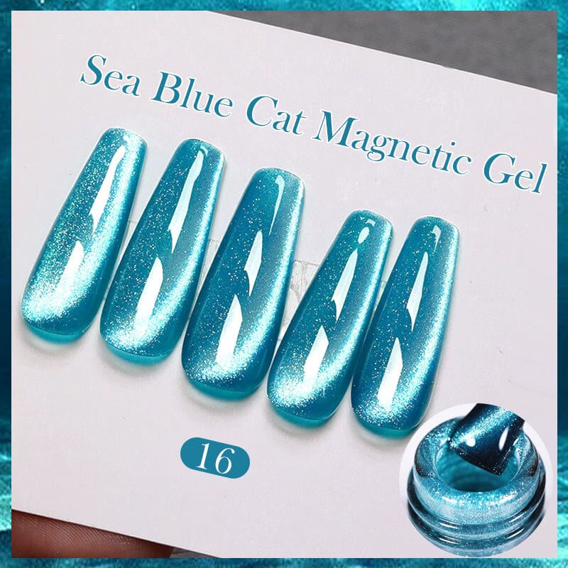 Sea Blue Cat Magnetic Gel 16 10ml