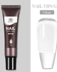 Clear Nail Tips Gel 15g