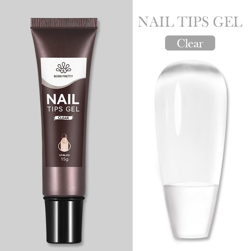 Clear Nail Tips Gel 15g