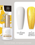 Gold Snowlight Cat Magnetic Gel 10ml