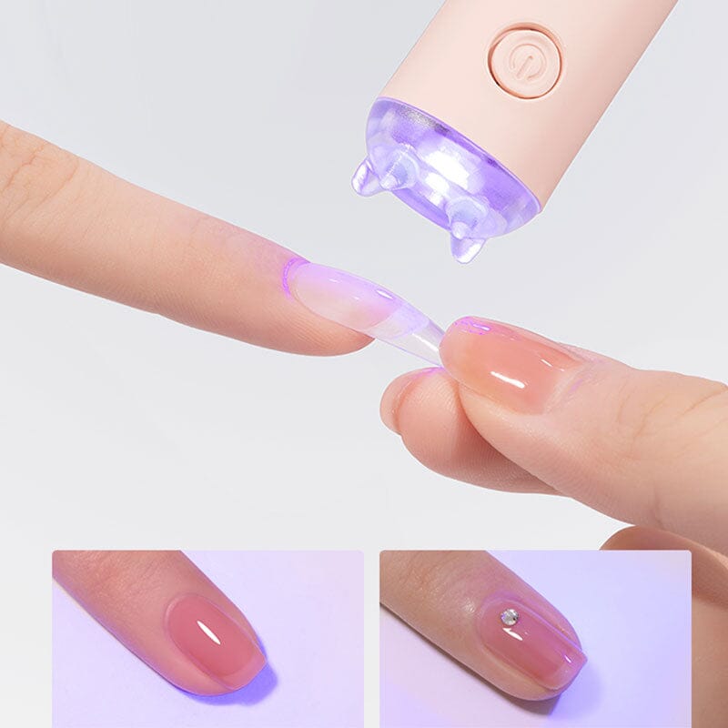 3W LED Nail Lamp 180MAH Type-c Rechargeable White